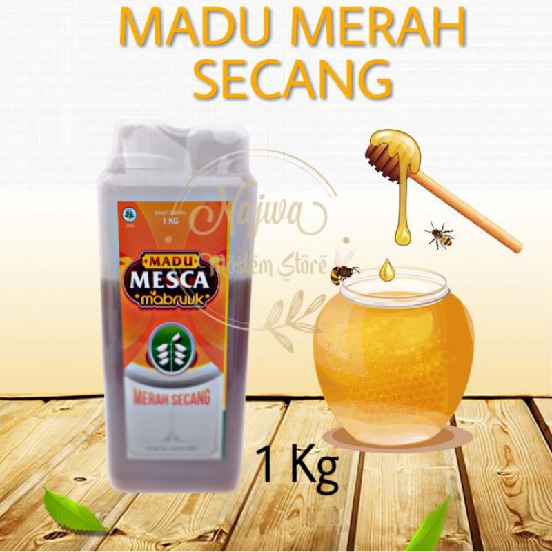 

Madu Merah Secang Mabruuk 1kg & 500 gram