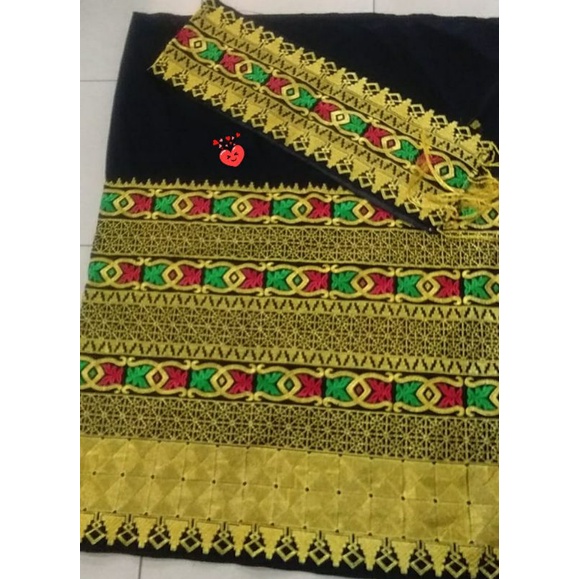 tapis songket lampung bordir kain selendang