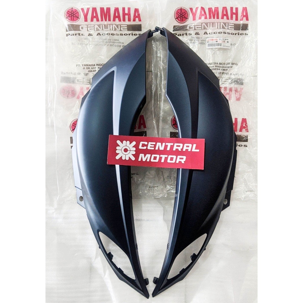 COVER BODY BODI SAYAP BELAKANG BIRU DOF GELAP FINO FI 125 GRANDE DOFF ORIGINAL YAMAHA BJ8-F1711-00-P