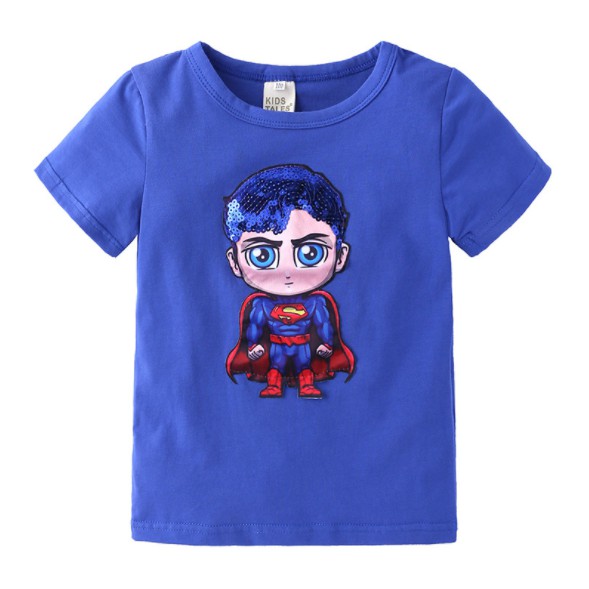 Baju LED Superhero Anak Cowok Baju Lampu Menyala Import