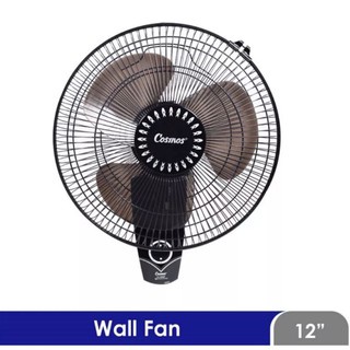 KIPAS ANGIN DINDING COSMOS Wall Fan 12 inch - 12-DWF Black ORI SNI