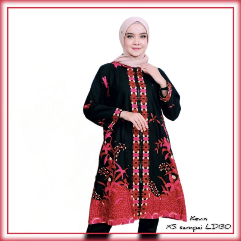 TUNIK BATIK ELEGAN KEKINIAN ATASAN WANITA BATIK MODERN CANTIK ATASAN BATIK BUSUI  TUNIK BATIK BUSUI 