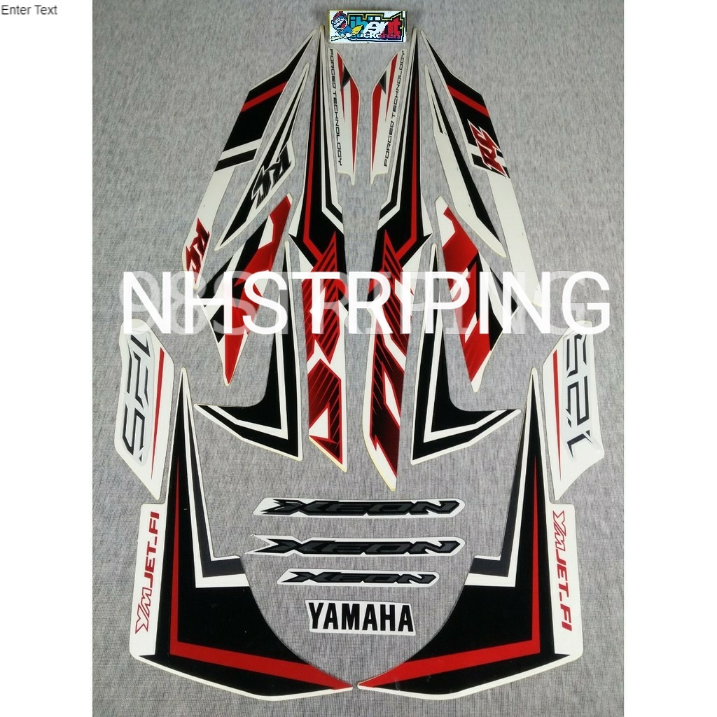STRIPING XEON RC PUTIH TAHUN 2013  POLET ORI YAMAHA