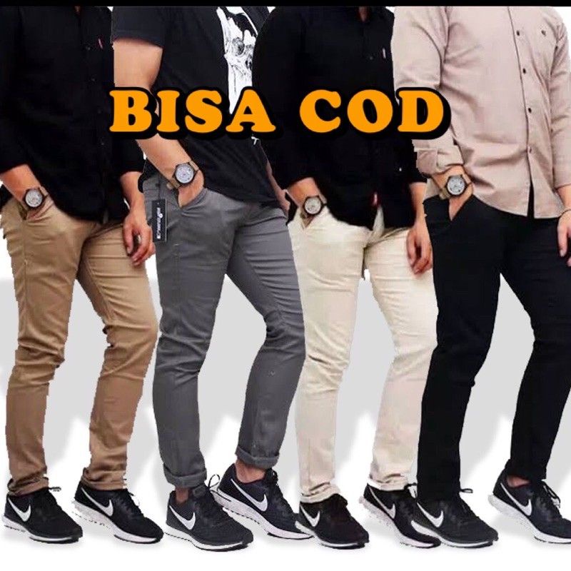 CHINOS PRIA  PANJANG / SLIMFIT /MURAH /|HALUS size 27-38