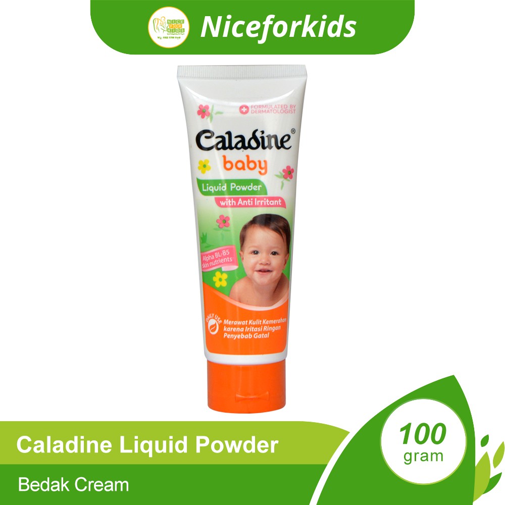 Caladine Baby Liquid Powder 100 gr / Bedak Cream Merawat Kulit Iritasi Bayi