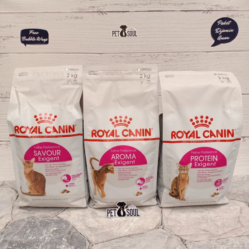 Royal Canin Exigent Aroma / Exigent Protein / Exigent Savour / makanan kucing rewel makan