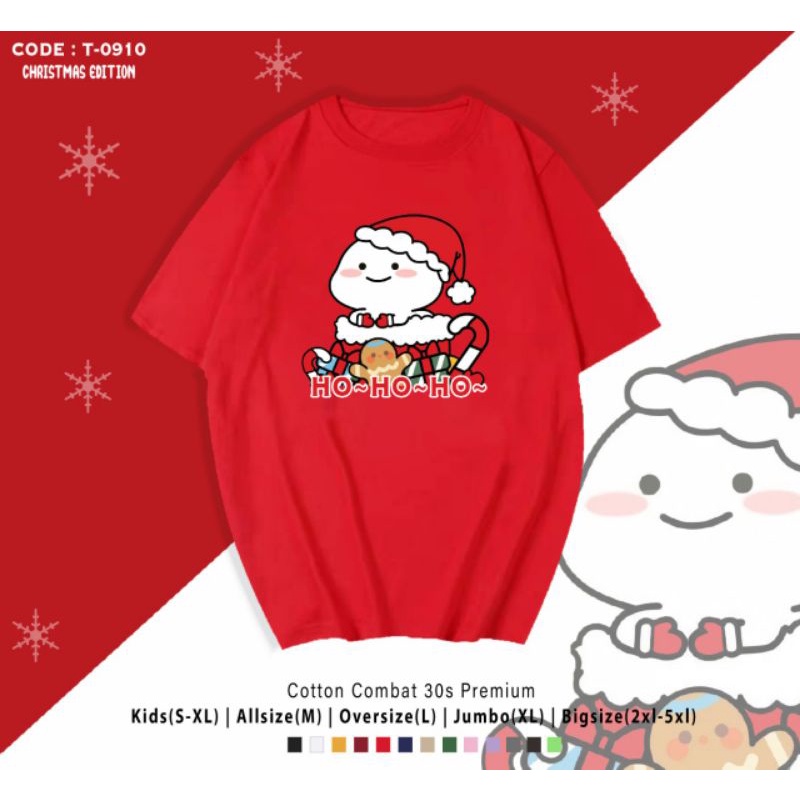 KAOS NATAL PENTOL SANTA/KAOS KATUN EDISI NATAL PENTOL