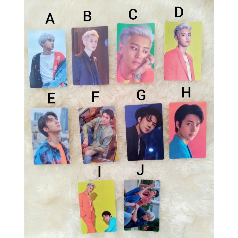 EXO SC STICKER PACK WHAT A LIFE WAL SEHUN CHANYEOL PHOTOCARD PC