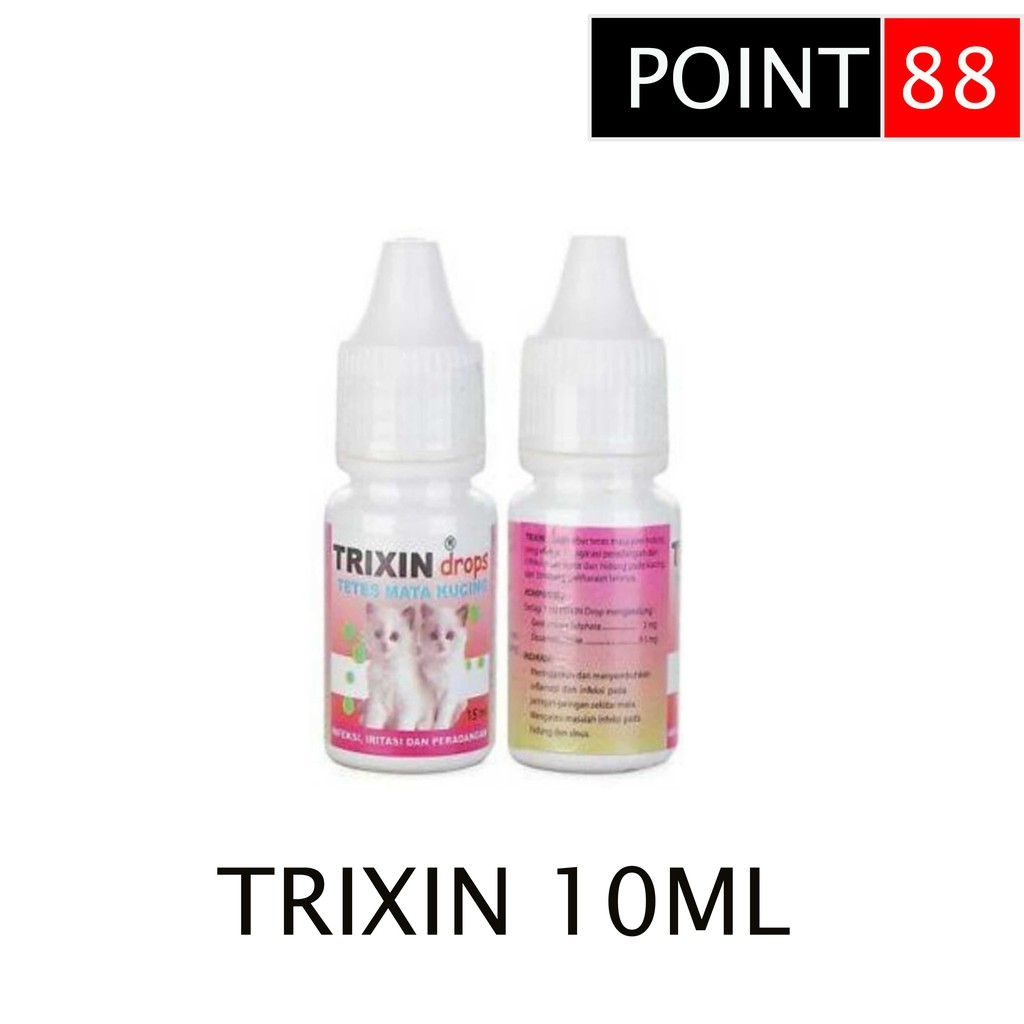 Obat TRIXIN 10ml Obat Tetes Mata &amp; Hidung Untuk Kucing