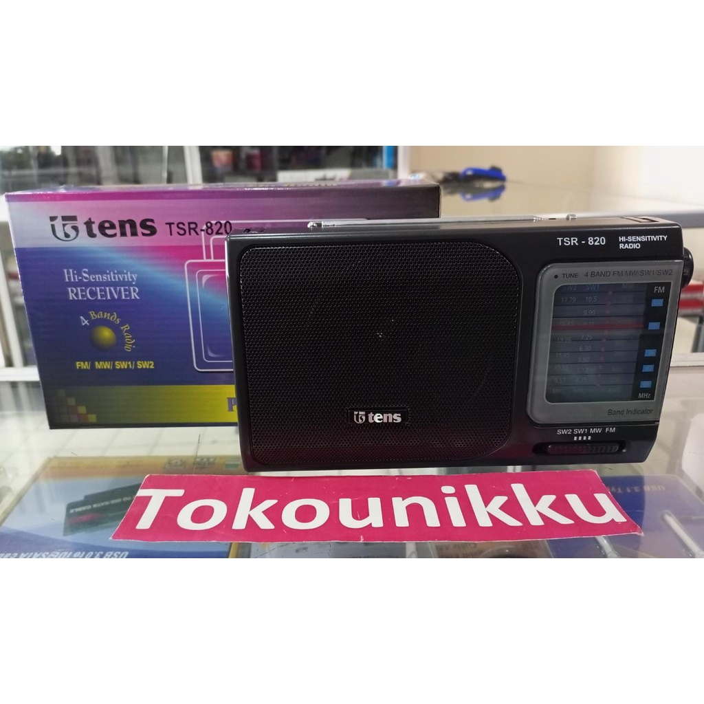 Radio Jadul Tens TSR-820 AM FM Portable Radio