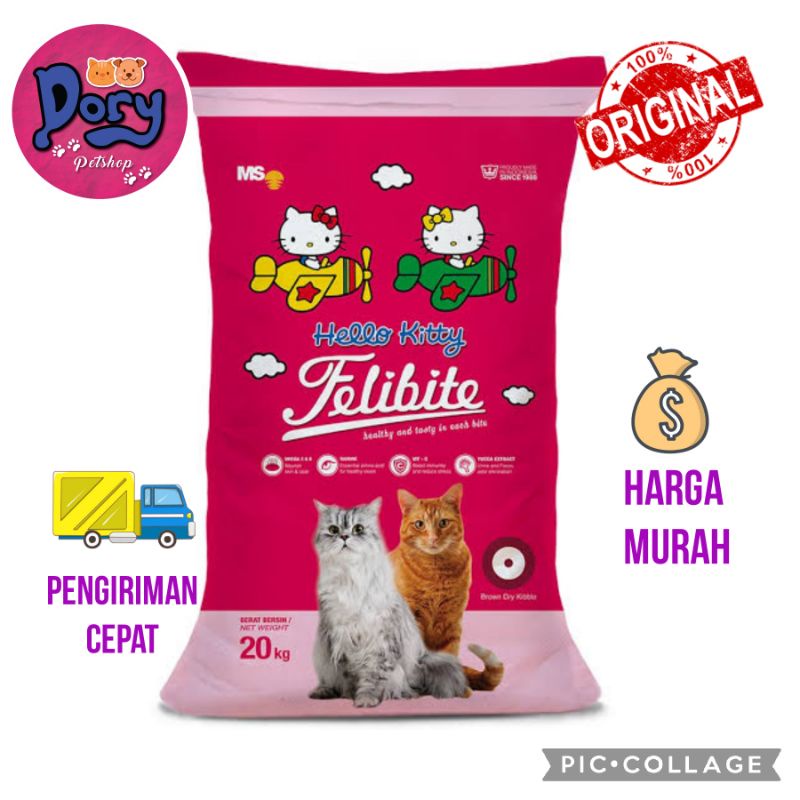 FELIBITE IKAN DONAT 20 KG KARUNG FRESHPACK | MAKANAN KUCING MURAH