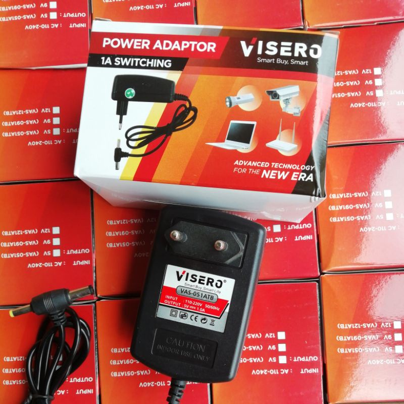 ADAPTOR 5V 1AMPER VISERO POWER SUPLAY 5VOLT 1A