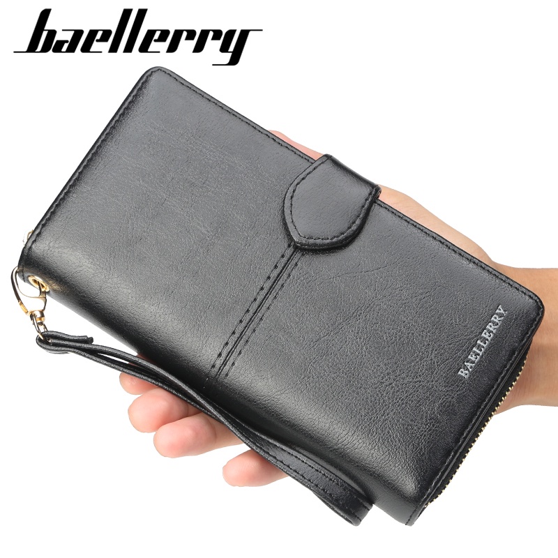 BAELLERRY N3846 Dompet Wanita Panjang Bahan Kulit PU Leather Premium WATCHKITE WKOS