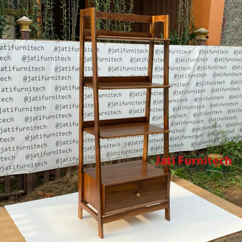 rak drawer jati - rak display - jati furnitech