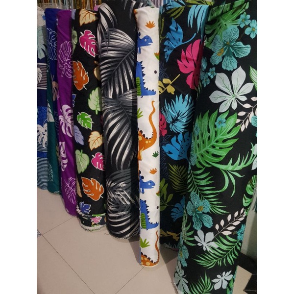 BAHAN KAIN SPREI L 240 MOTIF BUNGA