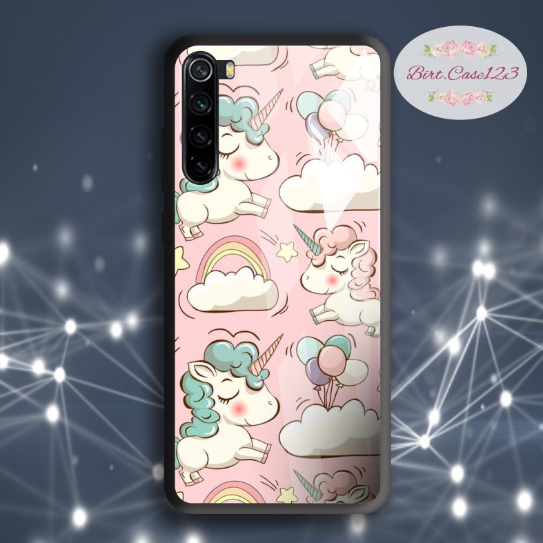 Case casing softcase silikon Gambar Unicorn back case glass samsung j2prime j3 j5 a01 a51 a71 etc