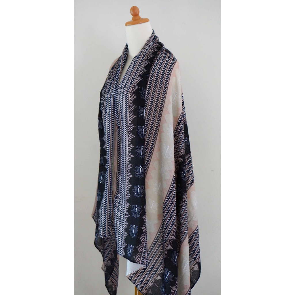 Selendang Motif Unik 01 Ukuran Besar | Scarf | Syal | Shawl | Pasmina | Pashmina | Souvenir | Gift-2