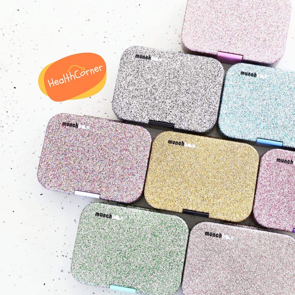 MUNCHBOX Sparkle Leakproof Lunch Box  Maxi 6 Midi 5 Midi 3 Mega 4 Mini 4 / Munch Box Lunchbox Kotak Makan Bekal Anak