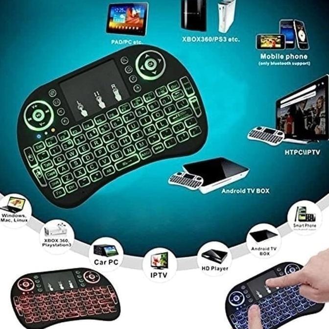 KYB-001 i8 Mini Keyboard Wireless Android TV Box Touchpad CCTV Remote