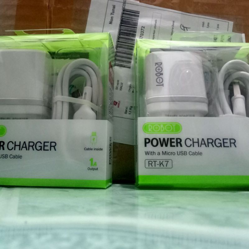 CHARGER ORI ROBOT MICRO USB