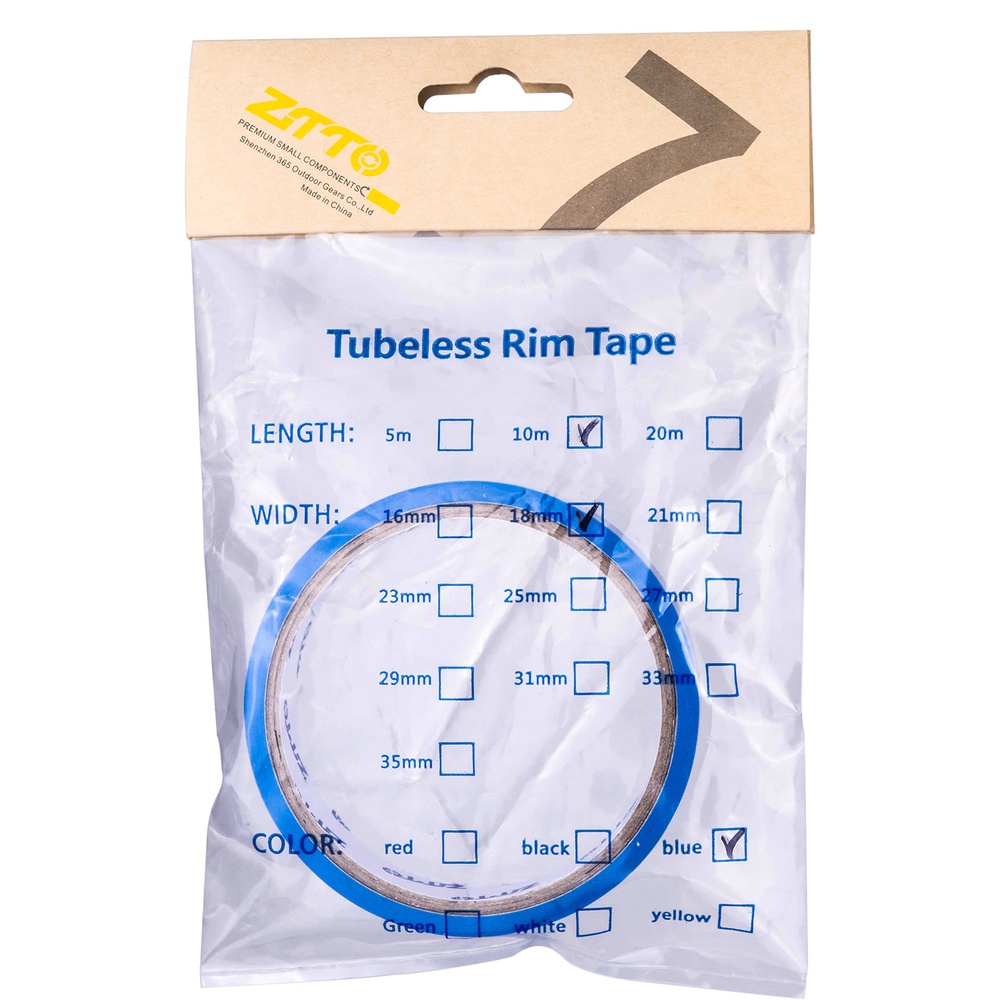 (10 meter) Rim Tape tubeless Lebar 16 - 35 mm sepeda MTB Roadbike