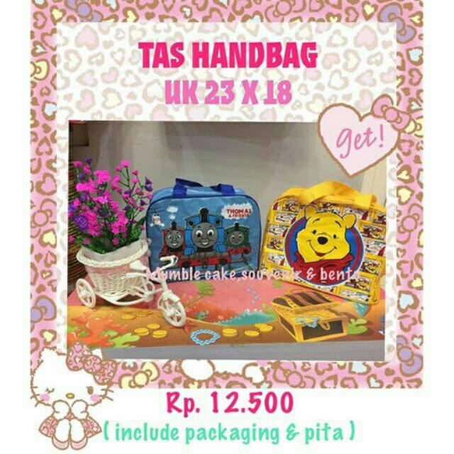 

Souvenir Tas Handbag + Packaging dan pita