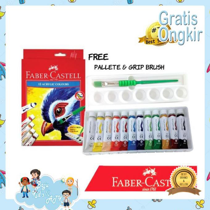 

Baru! Cat Akrilik Faber Castell Tube 12 Ml Murah