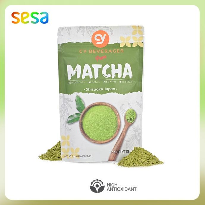 

(BISA COD) CY Beverages Pure Matcha Powder 100gr PROMO Kode 13