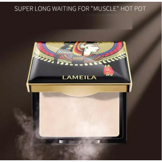 Lameila Mystery Egypt Whitening Pressed Powder Waterproof Oil Control Concealer Powder 5081