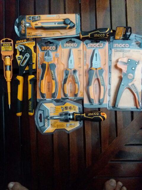 Tang Kupas Potong Pengupas Pemotong Kabel 0.5 - 6mm Ingco