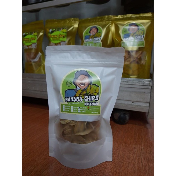 

Banana chips (keripik pisang) om amar