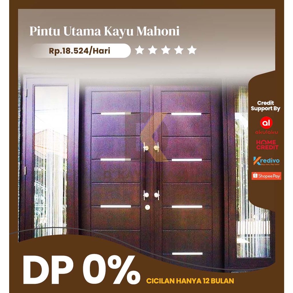 Kusen Pintu dan Jendela Kamar Kayu Minimalis Mahoni Kamper Meranti Jati Termurah dan Berkualitas