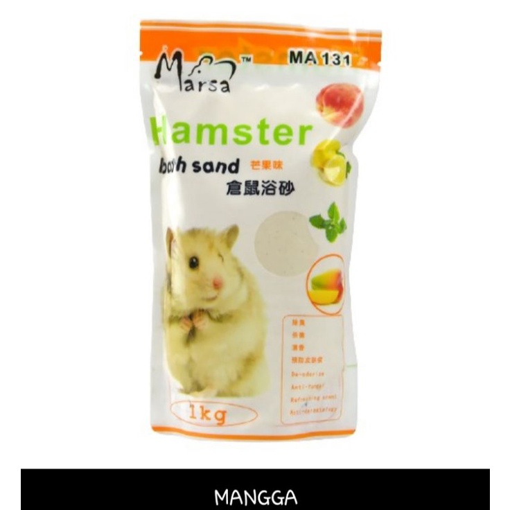 PASIR MANDI HAMSTER PASIR MANDI HAMSTER 1000Gram HAMSTER BATHING SAND Bath