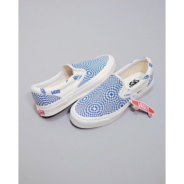 Vans Slip On Vault OG LX Optical Warp Checkerboard Original