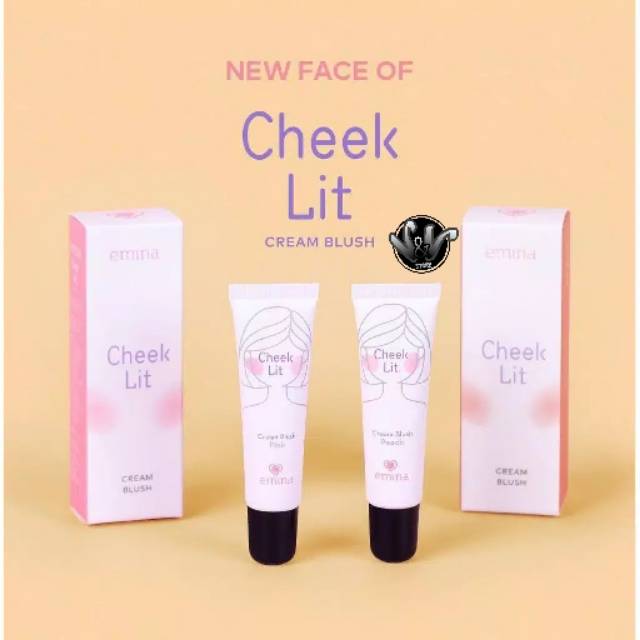 EMINA CHEEKLIT CREAM BLUSH/ EMINA/ CHEEKLIT BLUSH/ BLUSH ON/ KOSMETIK WAJAH/ MAKE UP/ PERONA PIPI