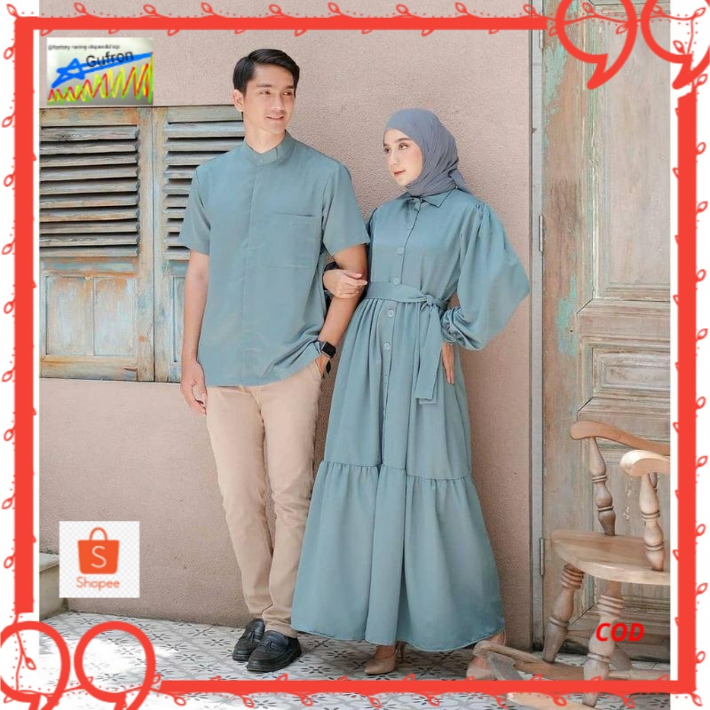 PAKAIAN COUPLE-ALIYA COUPLE-COUPLE PASANGAN KEKINIAN-COUPLE MUSLIM- GAMIS COUPLE PASANGAN-KAPEL MUSL