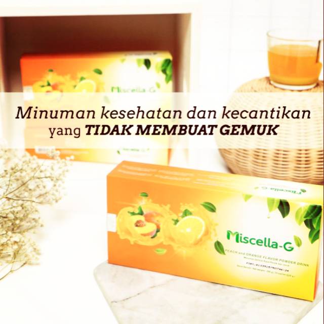 MISCELLA-G minuman kecantikan anti gemuk