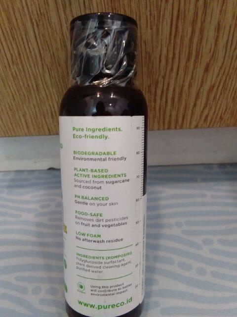 Pureco Dish Wash & Bottle Soup - Liquid Detergent Sabun Cuci Botol / Pakaian Bayi