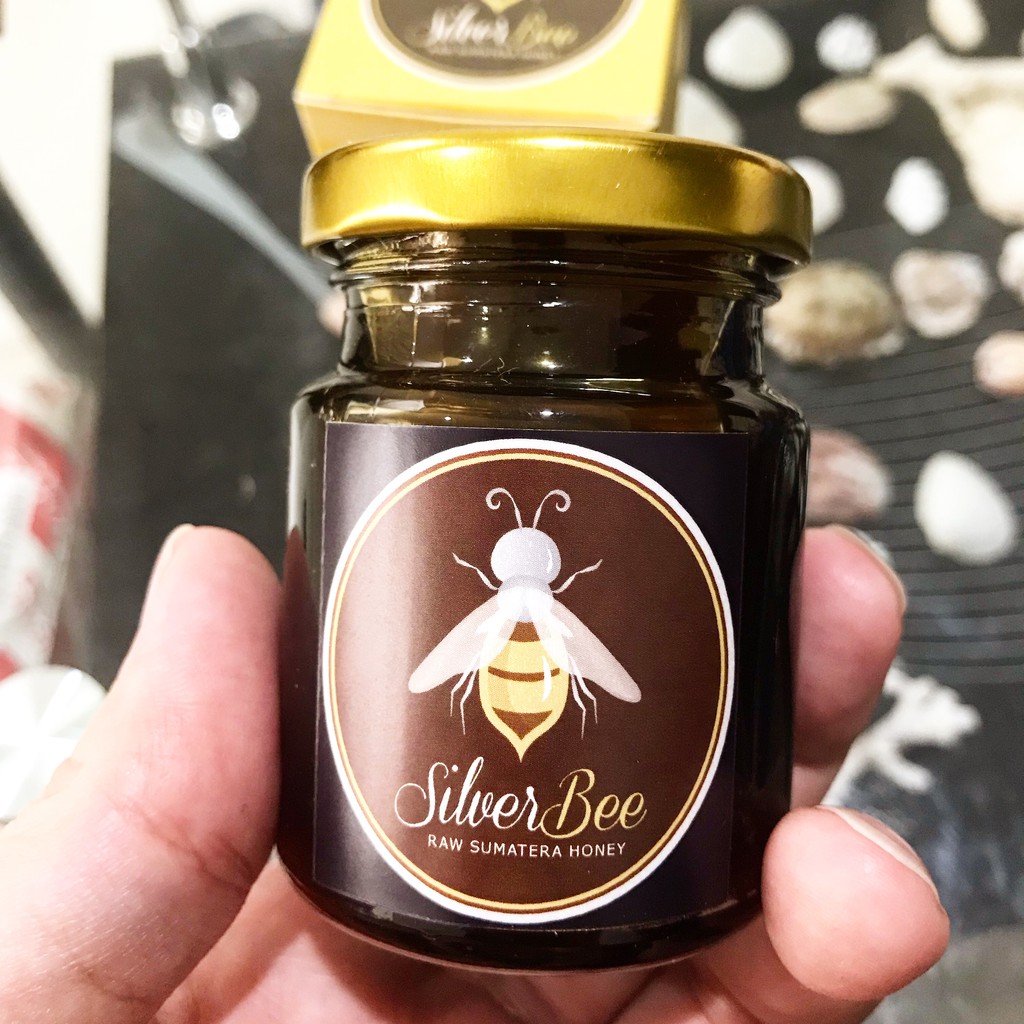 

(COD) Madu Hutan Asli Organik Raw Forest Honey Bee Organic Original Silver Bee Honey 75ml