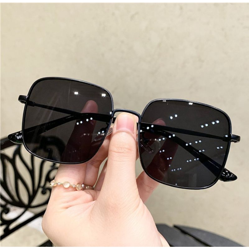 Kacamata Hitam/Kacamata Gaya Wanita Pria/Kacamata Gaya Cowok Keren/Oval Fashion Simple Terbaru 2022/