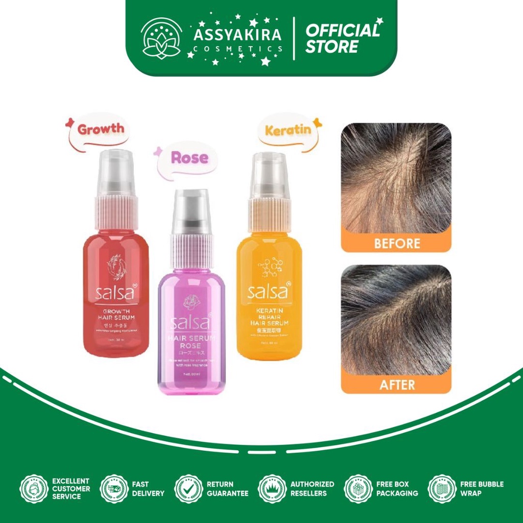SALSA Hair Serum Perawatan Rambut Profesional Spray