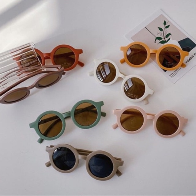 Kyeoka by Mayonette Plain Loop Kacamata Anak Hitam Trendy Fashion Korean Style Impor