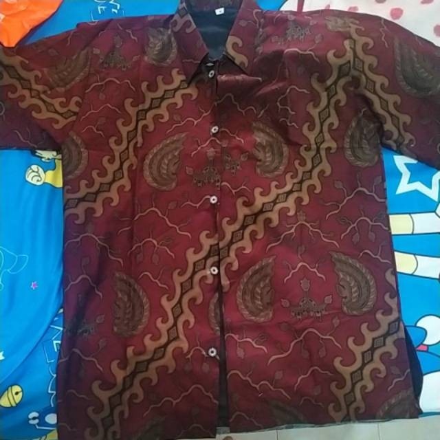 Kemeja Batik Prabu Premium Ndoromesem Kain Baturaden