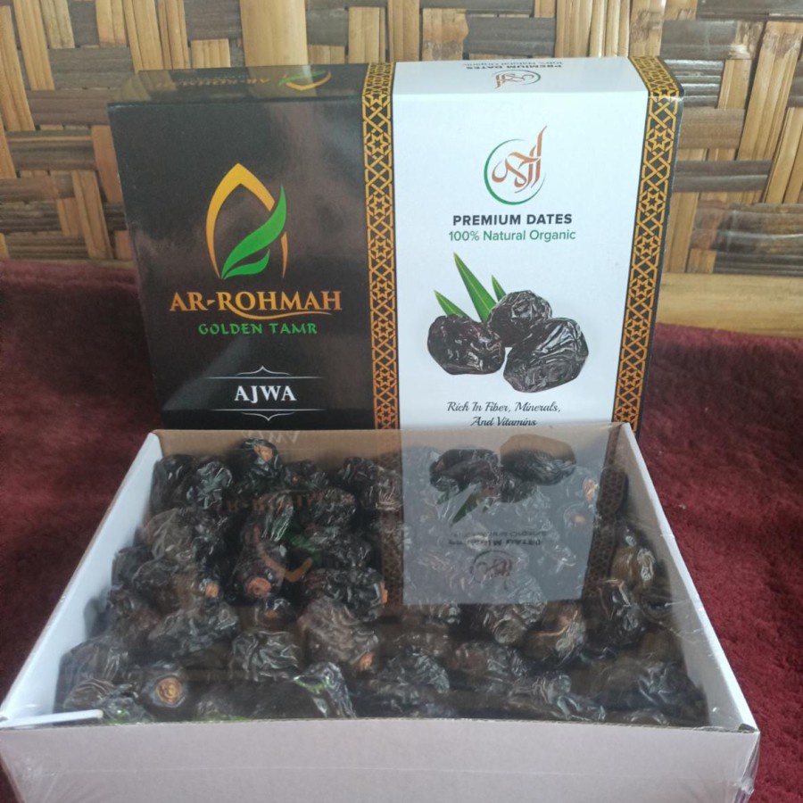 

Kurma Ajwa 1kg Korma Nabi Premium Original Madinah