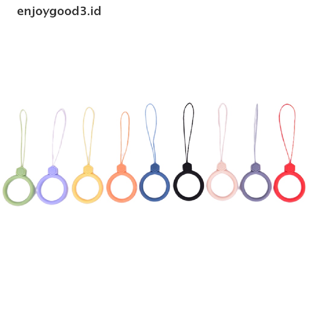 (Rready Stock) Tali Lanyard Handphone Universal Bahan Silikon Anti Hilang (ID)