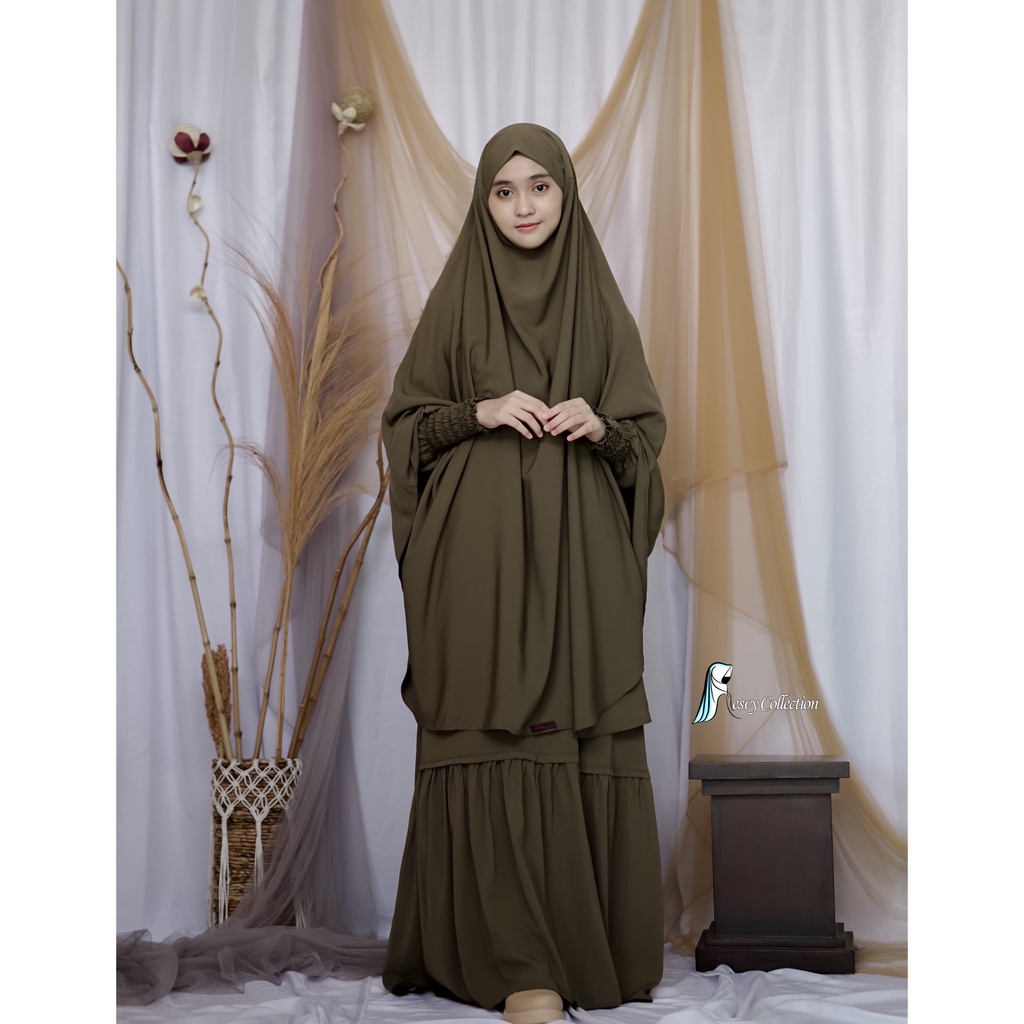 Gamis Set French Khimar Jasmine Set