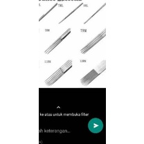 Jarum tato jarum tattoo type RL,M1,RM,RS jarum biasa tattoo needle