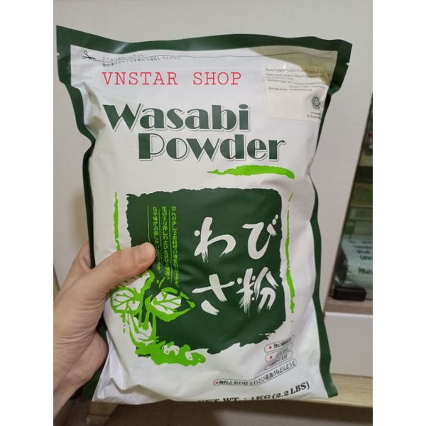 

Wasabi powder Halal 1kg/ Bubuk wasabi 1 kg