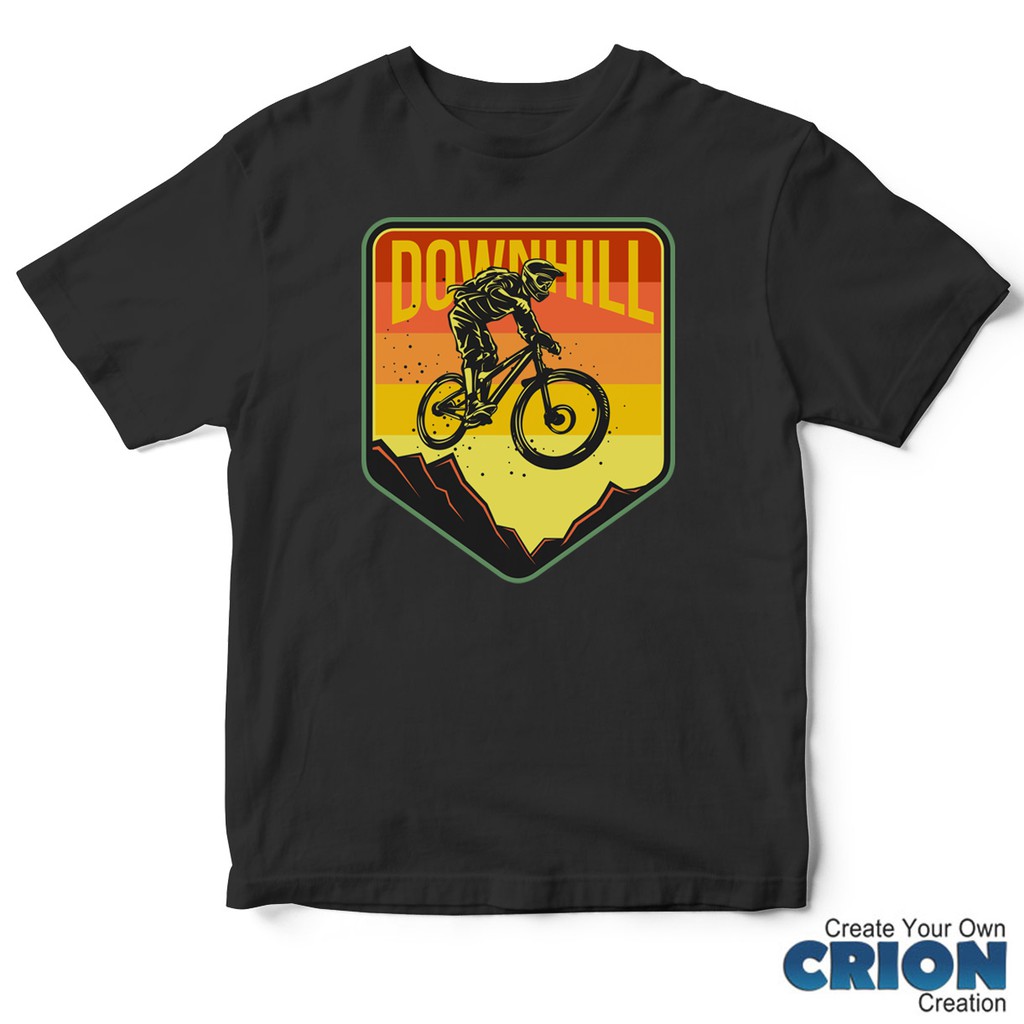 Kaos Inspirasi Pecinta Sepeda - Downhill Bike - By Crion