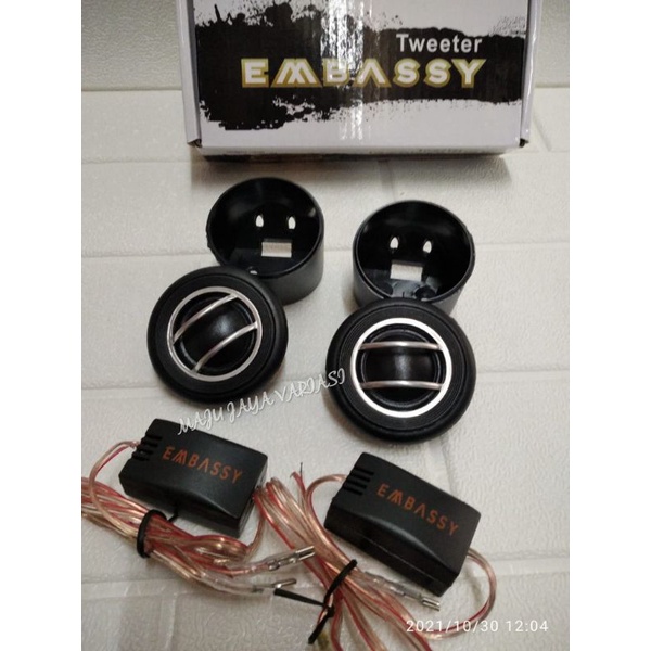 Speaker Tweeter  Embassy EMT-98/EMT-03/Tweeter EMT-03 Mobil Motif Carbon/Tweeter Embassy/Embasy